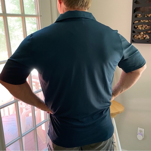 C.Defoor Men’s Polo Shirt. XL Dark Blue/Green. NWT - Picture 2 of 10